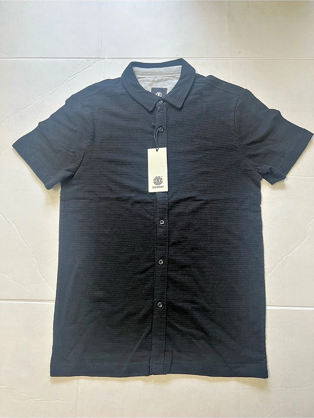 Element MEL803 Polo Shirt in Black Small NWT